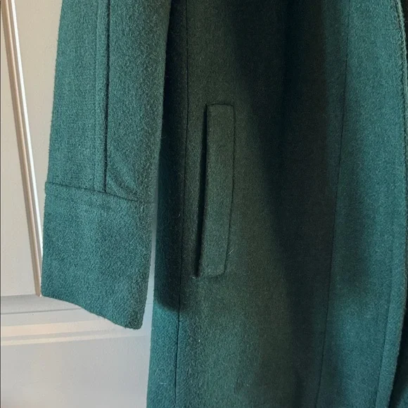 J. Crew Teal Wool Outerwear - Picture 3 of 5